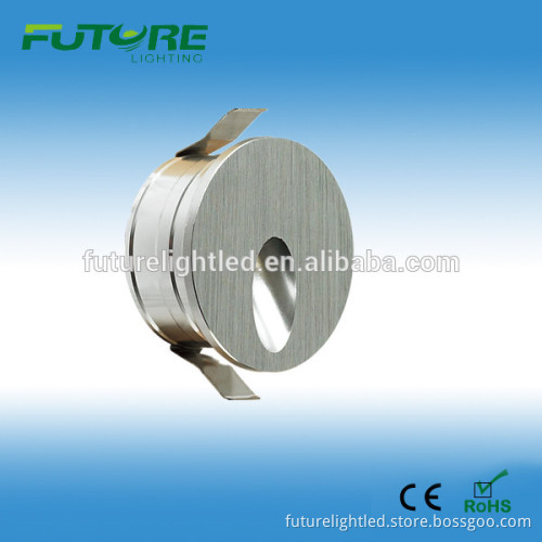 12V round 1w dimmable led stair wall light lamp lights